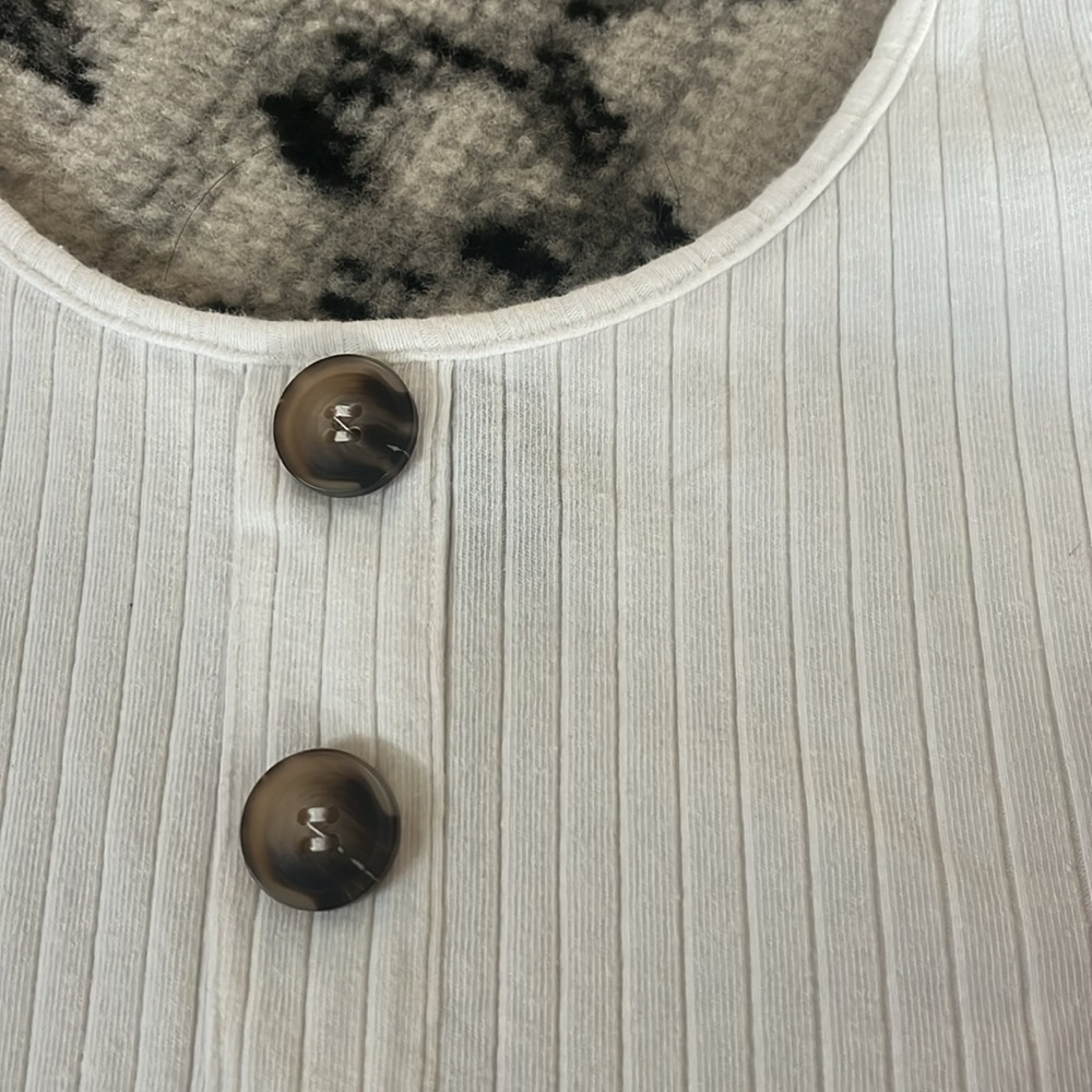 Button Down Romper - Picture 3 of 3